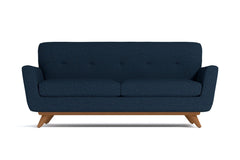 Carson Apartment Size Sofa :: Leg Finish: Pecan / Size: Apartment Size - 72&quot;w