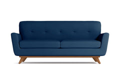 Carson Apartment Size Sofa :: Leg Finish: Pecan / Size: Apartment Size - 72&quot;w