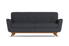 Carson Apartment Size Sofa :: Leg Finish: Pecan / Size: Apartment Size - 72&quot;w