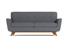 Carson Apartment Size Sofa :: Leg Finish: Pecan / Size: Apartment Size - 72&quot;w