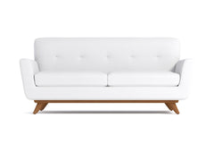 Carson Apartment Size Sofa :: Leg Finish: Pecan / Size: Apartment Size - 72&quot;w