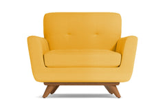 Carson Chair :: Leg Finish: Pecan