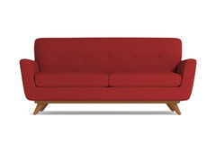 Carson Apartment Size Sofa :: Leg Finish: Pecan / Size: Apartment Size - 72&quot;w
