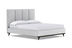Carter Upholstered Bed :: Leg Finish: Espresso / Size: Queen Size