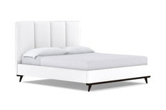Carter Upholstered Bed :: Leg Finish: Espresso / Size: Queen Size