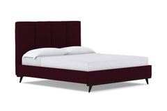 Carter Upholstered Bed :: Leg Finish: Espresso / Size: Queen Size