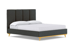 Carter Upholstered Bed :: Leg Finish: Natural / Size: Full Size