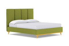 Carter Upholstered Bed :: Leg Finish: Natural / Size: Full Size