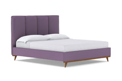 Carter Upholstered Bed :: Leg Finish: Pecan / Size: California King