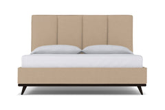 Carter Upholstered Bed :: Leg Finish: Espresso / Size: Queen Size