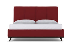 Carter Upholstered Bed :: Leg Finish: Espresso / Size: Queen Size