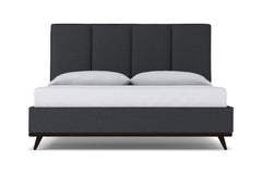 Carter Upholstered Bed :: Leg Finish: Espresso / Size: King