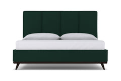 Carter Upholstered Bed :: Leg Finish: Espresso / Size: Full Size