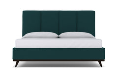 Carter Upholstered Bed :: Leg Finish: Espresso / Size: King
