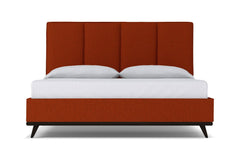Carter Upholstered Bed :: Leg Finish: Espresso / Size: King