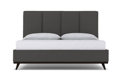 Carter Upholstered Bed :: Leg Finish: Espresso / Size: Queen Size
