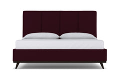 Carter Upholstered Bed :: Leg Finish: Espresso / Size: California King