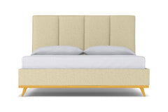 Carter Upholstered Bed :: Leg Finish: Natural / Size: Full Size