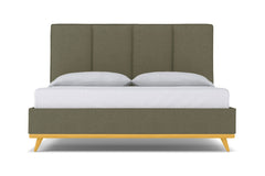 Carter Upholstered Bed :: Leg Finish: Natural / Size: King
