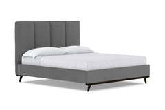 Carter Upholstered Bed :: Leg Finish: Espresso / Size: Queen Size