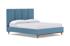 Carter Upholstered Bed :: Leg Finish: Pecan / Size: California King