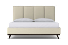 Carter Upholstered Bed :: Leg Finish: Espresso / Size: California King