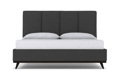 Carter Upholstered Bed :: Leg Finish: Espresso / Size: King