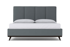 Carter Upholstered Bed :: Leg Finish: Espresso / Size: Queen Size