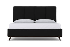 Carter Upholstered Bed :: Leg Finish: Espresso / Size: Full Size