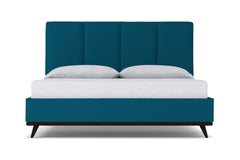 Carter Upholstered Bed :: Leg Finish: Espresso / Size: Full Size