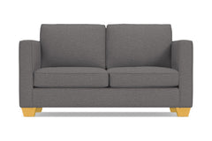Catalina Twin Size Sleeper Sofa :: Leg Finish: Natural / Sleeper Option: Deluxe Innerspring Mattress