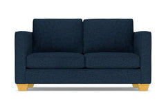 Catalina Twin Size Sleeper Sofa :: Leg Finish: Natural / Sleeper Option: Deluxe Innerspring Mattress
