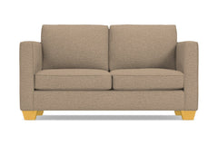 Catalina Apartment Size Sleeper Sofa :: Leg Finish: Natural / Sleeper Option: Memory Foam Mattress