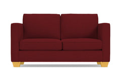 Catalina Apartment Size Sleeper Sofa :: Leg Finish: Natural / Sleeper Option: Deluxe Innerspring Mattress