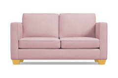 Catalina Twin Size Sleeper Sofa :: Leg Finish: Natural / Sleeper Option: Deluxe Innerspring Mattress