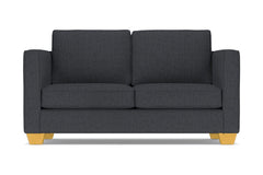 Catalina Twin Size Sleeper Sofa :: Leg Finish: Natural / Sleeper Option: Deluxe Innerspring Mattress