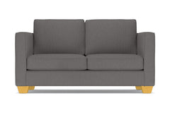 Catalina Twin Size Sleeper Sofa :: Leg Finish: Natural / Sleeper Option: Deluxe Innerspring Mattress