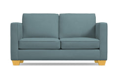 Catalina Twin Size Sleeper Sofa :: Leg Finish: Natural / Sleeper Option: Deluxe Innerspring Mattress
