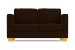 Catalina Apartment Size Sleeper Sofa :: Leg Finish: Natural / Sleeper Option: Memory Foam Mattress