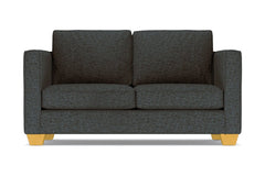 Catalina Twin Size Sleeper Sofa :: Leg Finish: Natural / Sleeper Option: Deluxe Innerspring Mattress