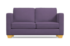 Catalina Twin Size Sleeper Sofa :: Leg Finish: Natural / Sleeper Option: Deluxe Innerspring Mattress