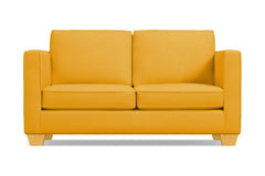 Catalina Twin Size Sleeper Sofa :: Leg Finish: Natural / Sleeper Option: Deluxe Innerspring Mattress