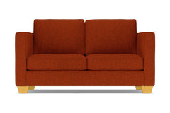 Catalina Apartment Size Sleeper Sofa :: Leg Finish: Natural / Sleeper Option: Deluxe Innerspring Mattress