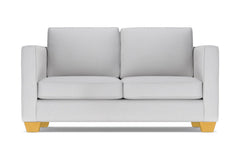 Catalina Apartment Size Sleeper Sofa :: Leg Finish: Natural / Sleeper Option: Memory Foam Mattress
