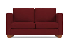 Catalina Twin Size Sleeper Sofa :: Leg Finish: Pecan / Sleeper Option: Memory Foam Mattress