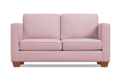Catalina Apartment Size Sleeper Sofa :: Leg Finish: Pecan / Sleeper Option: Memory Foam Mattress