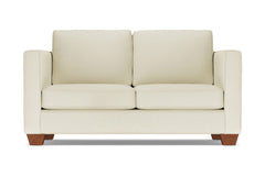 Catalina Apartment Size Sleeper Sofa :: Leg Finish: Pecan / Sleeper Option: Memory Foam Mattress