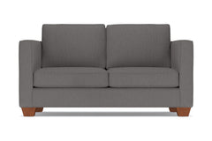 Catalina Twin Size Sleeper Sofa :: Leg Finish: Pecan / Sleeper Option: Deluxe Innerspring Mattress