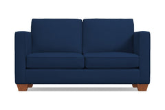 Catalina Twin Size Sleeper Sofa :: Leg Finish: Pecan / Sleeper Option: Deluxe Innerspring Mattress