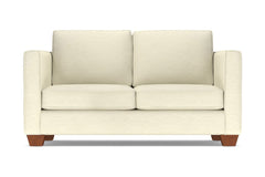 Catalina Twin Size Sleeper Sofa :: Leg Finish: Pecan / Sleeper Option: Deluxe Innerspring Mattress
